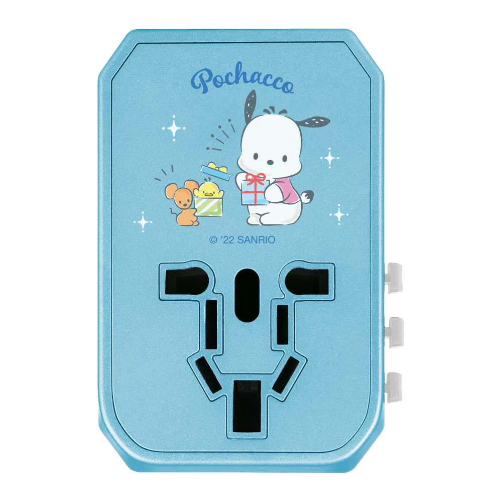 Sanrio Characters 4頭 45W PD & QC 快速充電通用旅行轉插 (品牌直送)