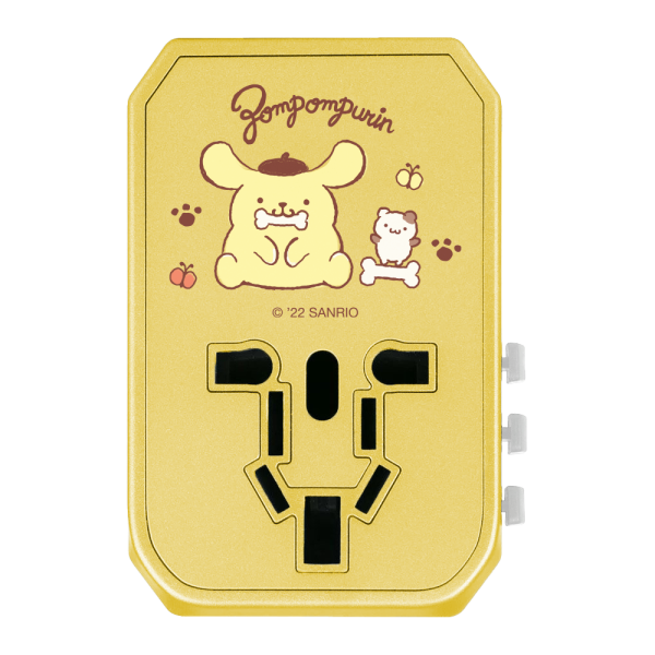 Sanrio Characters 4頭 45W PD & QC 快速充電通用旅行轉插 (品牌直送)