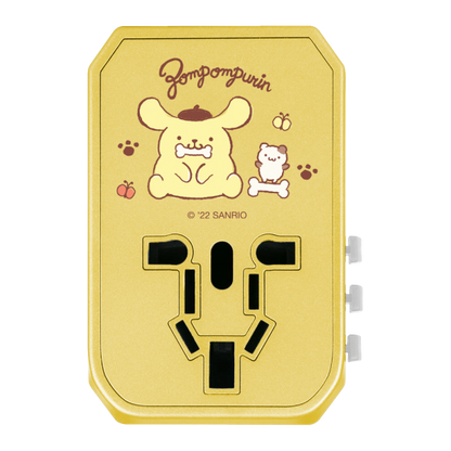 Sanrio Characters 4頭 45W PD & QC 快速充電通用旅行轉插 (品牌直送)