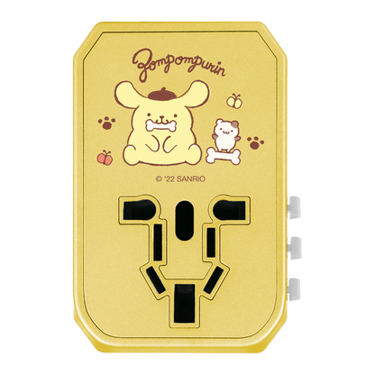 Sanrio Characters 4頭 45W PD & QC 快速充電通用旅行轉插 (品牌直送)