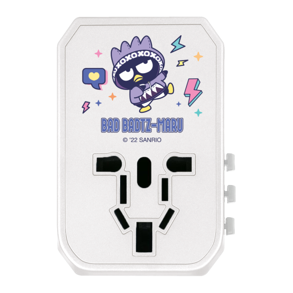 Sanrio Characters 4頭 45W PD & QC 快速充電通用旅行轉插 (品牌直送)