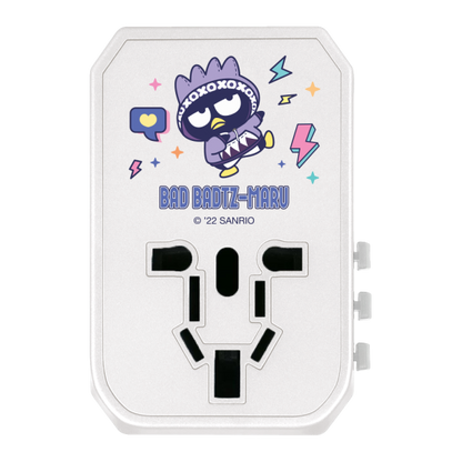 Sanrio Characters 4頭 45W PD & QC 快速充電通用旅行轉插 (品牌直送)