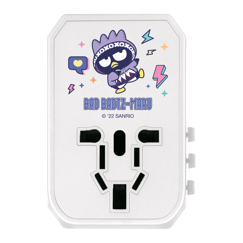 Sanrio Characters 4頭 45W PD & QC 快速充電通用旅行轉插 (品牌直送)