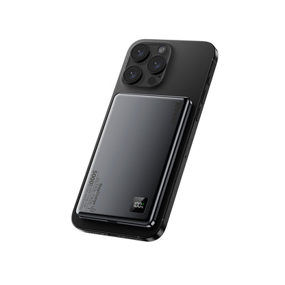 XPower M5K 2合1鋁合金數顯 5000mAh PD3.0+磁吸無線外置充電器