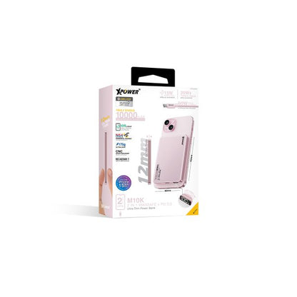 XPower M10K 3-в-1 Power Bank с цифровым дисплеем 10000 мАч PD3.0 + магнитная беспроводная зарядка (прямая доставка от бренда)