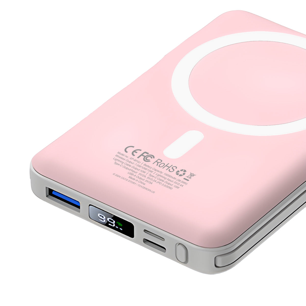 XPower x 罐頭豬Lulu M10J 10000mAh 5合1磁吸無線快充外置充電器 (品牌直送)