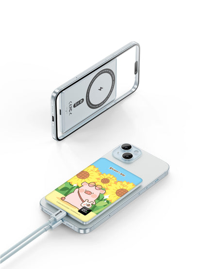 XPower x 罐頭豬LuLu M5K-L1 2合1磁吸+PD3.0 5000mAh鋁合金外置充電器 (品牌直送)