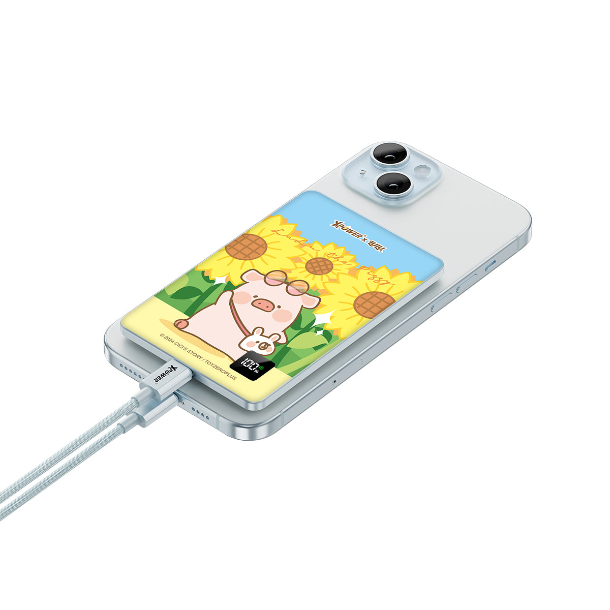 XPower x 罐頭豬LuLu M5K-L1 2合1磁吸+PD3.0 5000mAh鋁合金外置充電器 (品牌直送)