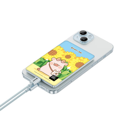 XPower x 罐頭豬LuLu M5K-L1 2合1磁吸+PD3.0 5000mAh鋁合金外置充電器 (品牌直送)