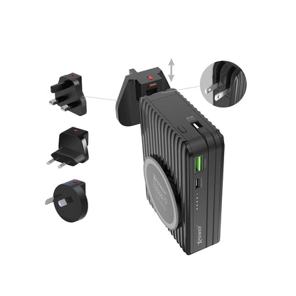 XPower CPD15 3合1 15000mAh PD 65W MagSafe無線充+外置電+旅行充電轉插 (品牌直送)
