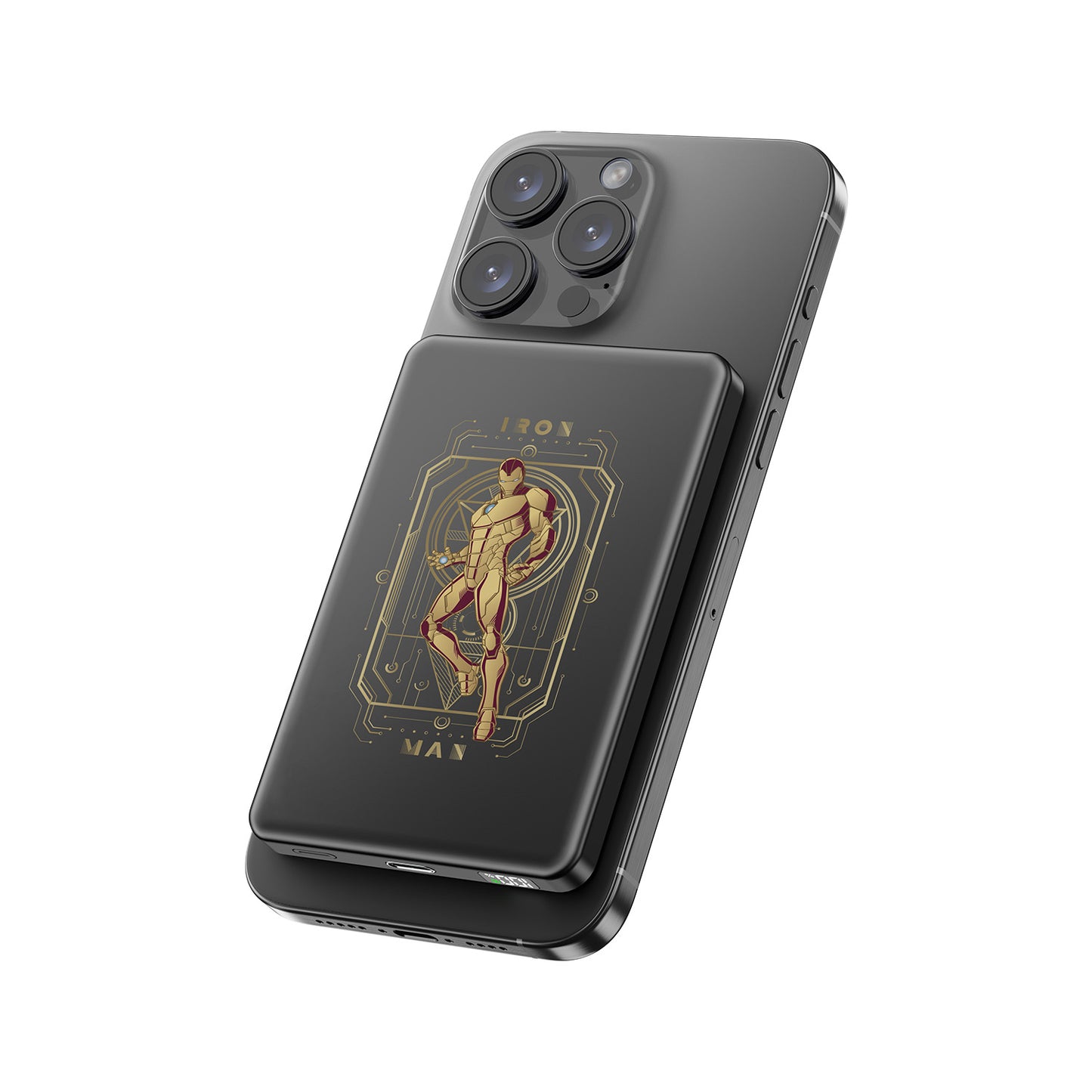 XPower x Marvel 鋼鐵俠系列 M10K 2合1鋁合金數顯10000mAh PD3.0+磁吸無線外置充電器 (品牌直送)
