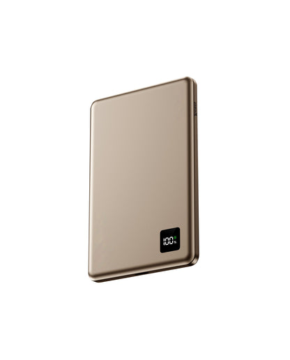 XPower M5K 2合1鋁合金數顯 5000mAh PD3.0+磁吸無線外置充電器