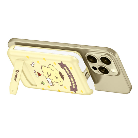 XPower x Sanrio Pompompurin M10C+ 6合1 10000mAh多功能迷你20W PD3.0+ 磁吸無線快充移動電源 (品牌直送)