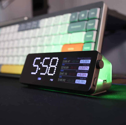 VOBOT 7-in-1 Mini Hub Expansion Dock | With Display Screen and Built-in APP (Direct from Brand)