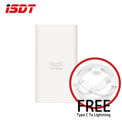 ISDT PB40 10000mAh 雙線平行快充移動電源 | 36W Max |雙線平行閃充| APP連接 (品牌直送)