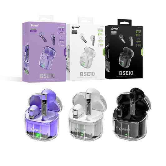 XPower BSE10 透明真無線藍牙5.3耳機 (品牌直送)